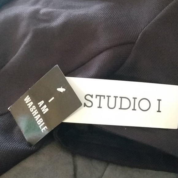 Studio I Size 10 Black Short Sleeve Blazer - Picture 5 of 9